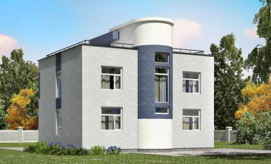 180-005-П Проект двухэтажного дома, просторный домик из бризолита Севастополь | Проекты домов от House Expert
