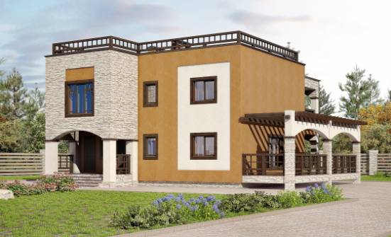 150-010-Л Проект двухэтажного дома, недорогой домик из кирпича Севастополь | Проекты домов от House Expert