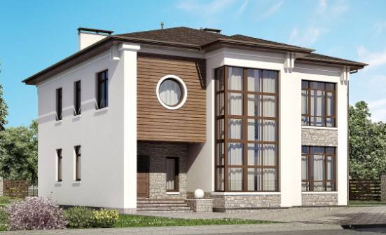 300-005-П Проект двухэтажного дома, просторный загородный дом из кирпича Севастополь | Проекты домов от House Expert