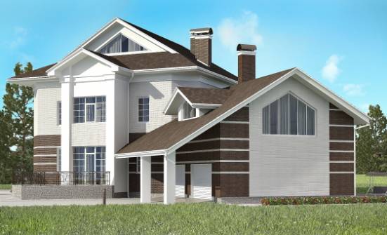 410-001-П Проект двухэтажного дома, гараж, большой дом из кирпича Севастополь | Проекты домов от House Expert