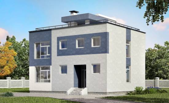 180-005-П Проект двухэтажного дома, просторный домик из бризолита Севастополь | Проекты домов от House Expert