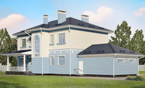 285-003-Л Проект двухэтажного дома, гараж, огромный дом из кирпича Севастополь | Проекты домов от House Expert