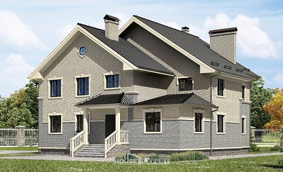 300-004-П Проект двухэтажного дома, огромный домик из теплоблока Севастополь | Проекты домов от House Expert