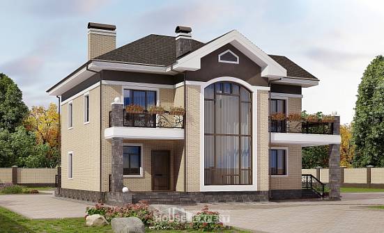 200-006-П Проект двухэтажного дома, современный дом из кирпича Севастополь | Проекты домов от House Expert