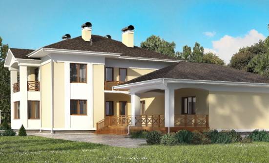 375-002-Л Проект двухэтажного дома, гараж, современный домик из кирпича Севастополь | Проекты домов от House Expert