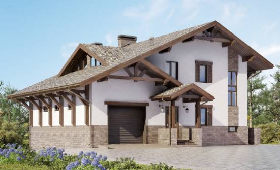 305-002-П Проект трехэтажного дома с мансардой, огромный домик из кирпича Севастополь | Проекты домов от House Expert