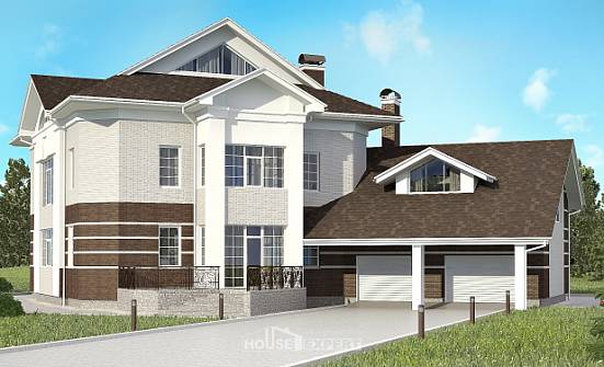 410-001-П Проект двухэтажного дома, гараж, большой дом из кирпича Севастополь | Проекты домов от House Expert