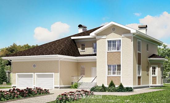 335-001-Л Проект двухэтажного дома, гараж, современный коттедж из кирпича Севастополь | Проекты домов от House Expert
