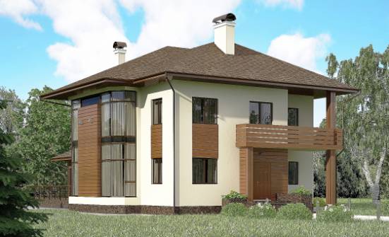 300-001-П Проект двухэтажного дома, классический загородный дом из кирпича Севастополь | Проекты домов от House Expert