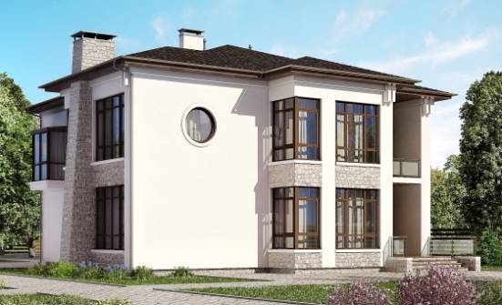 300-005-П Проект двухэтажного дома, просторный загородный дом из кирпича Севастополь | Проекты домов от House Expert