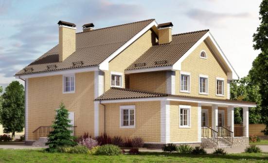 320-003-Л Проект двухэтажного дома, уютный дом из газобетона Севастополь | Проекты домов от House Expert