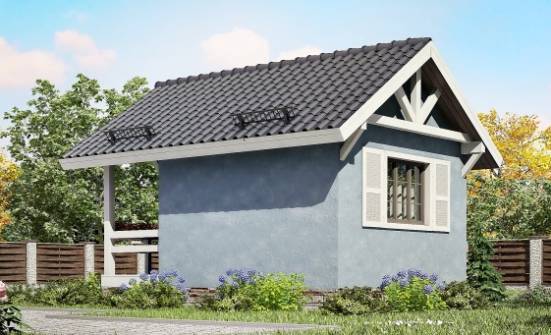 020-001-Л Проект одноэтажного дома, бюджетный коттедж из дерева Севастополь | Проекты домов от House Expert