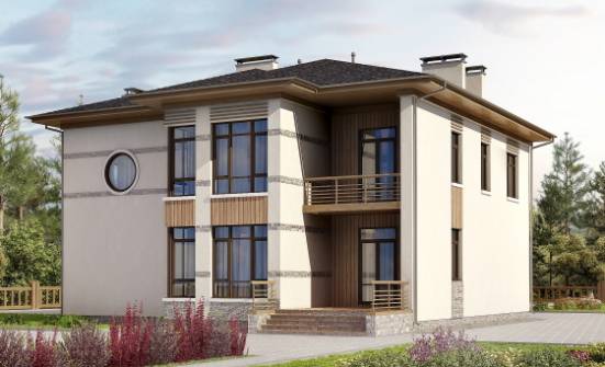 345-001-П Проект двухэтажного дома, классический домик из газосиликатных блоков Севастополь | Проекты домов от House Expert