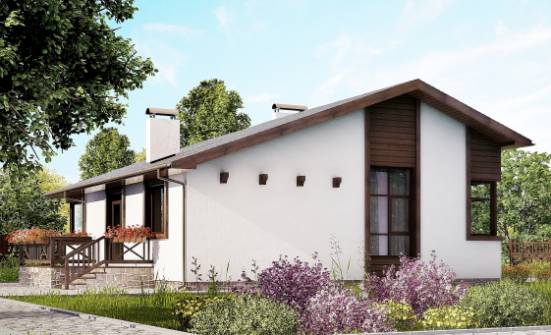 110-003-П Проект одноэтажного дома, компактный домик из керамзитобетонных блоков Севастополь | Проекты домов от House Expert