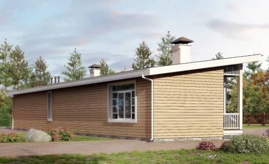 110-004-Л Проект бани из кирпича Севастополь | Проекты одноэтажных домов от House Expert