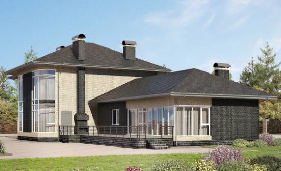 305-003-Л Проект двухэтажного дома, классический домик из керамзитобетонных блоков Севастополь | Проекты домов от House Expert