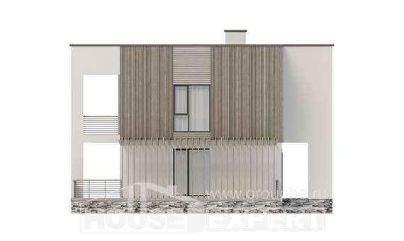 150-017-П Проект двухэтажного дома, классический домик из газобетона Севастополь, House Expert