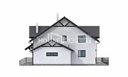 290-003-П Проект двухэтажного дома мансардой, уютный коттедж из керамзитобетонных блоков Севастополь, House Expert