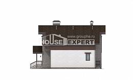 150-004-Л Проект двухэтажного дома мансардой, небольшой домик из керамзитобетонных блоков Севастополь, House Expert