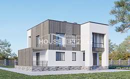 150-017-П Проект двухэтажного дома, красивый дом из керамзитобетонных блоков, Севастополь
