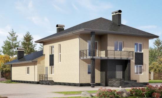 305-003-Л Проект двухэтажного дома, классический домик из керамзитобетонных блоков Севастополь | Проекты домов от House Expert