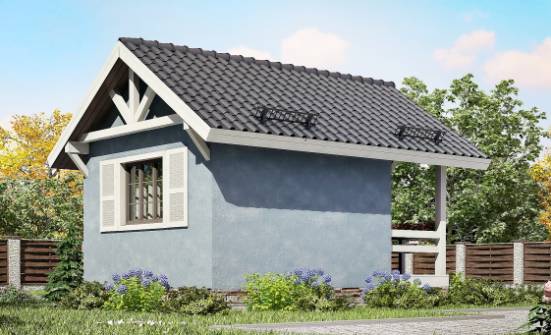 020-001-П Проект одноэтажного дома, скромный дом из дерева Севастополь | Проекты домов от House Expert